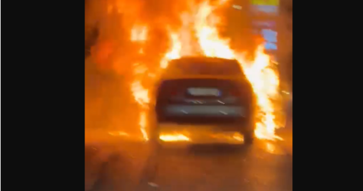 makina-shperthen-ne-flake-pas-aksidentit-ne-autostraden-tirane-durres