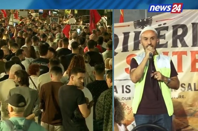 Protestuesi: Mediat bot&euml;rore dhe rrjetet sociale rr&euml;zuan
