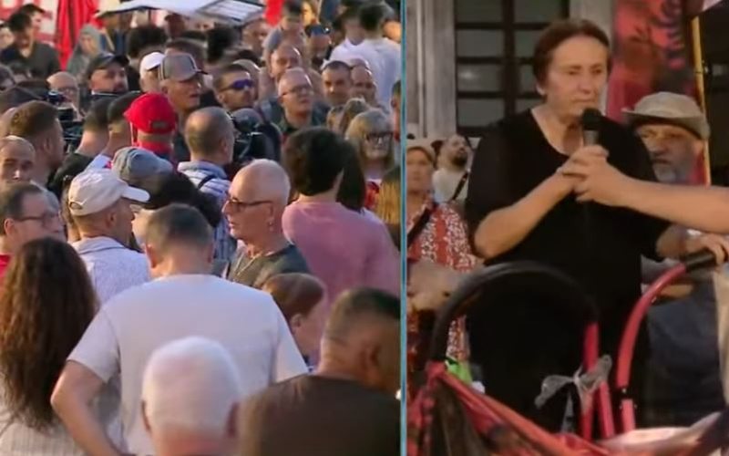 E moshuara nga Saranda p&euml;rlotet n&euml; protest&euml;: Kam