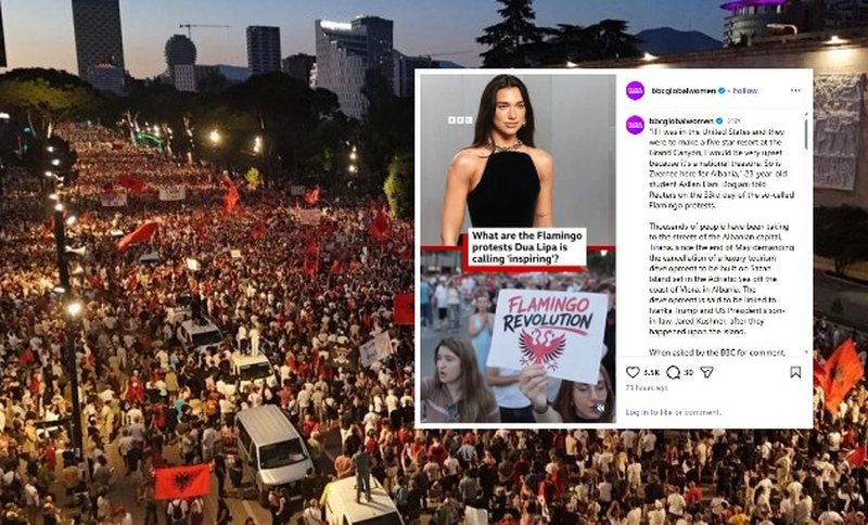 &ldquo;Dua Lipa, i cil&euml;son frym&euml;zim&rdquo;/ BBC artikull tjet&euml;r