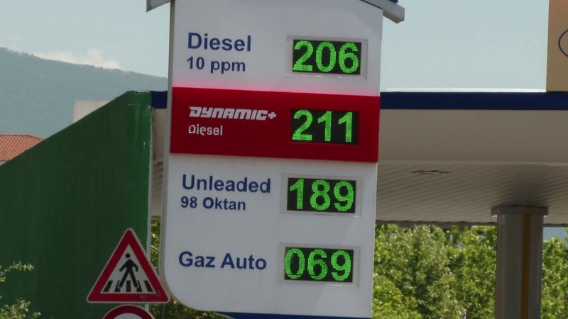Nafta shkon n&euml; 206 lek&euml;/ Rritja e &ccedil;mimit t&euml; karburantit
