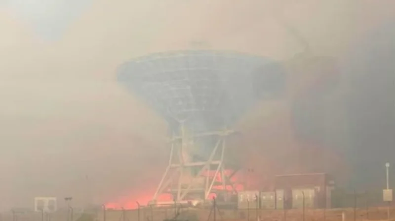 Zjarret pran&euml; Madridit godasin objektet e NASA-s