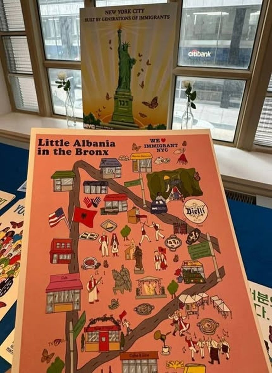 &ldquo;Little Albania&rdquo; n&euml; hart&euml;n zyrtare t&euml; New York-ut,