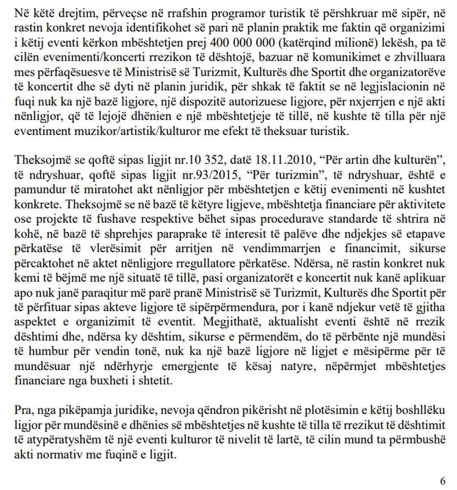 "Ligji Makashi"/ Pre&ccedil;edenti i rreziksh&euml;m q&euml; i vuri