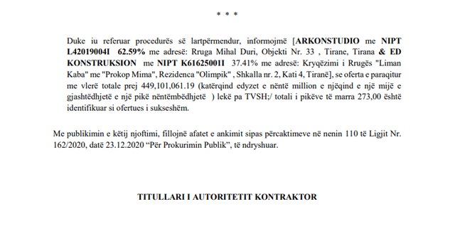 Nj&euml; tender i dyshimt&euml; prej 4.5 mln euro nga Bashkia e Lushnj&euml;s