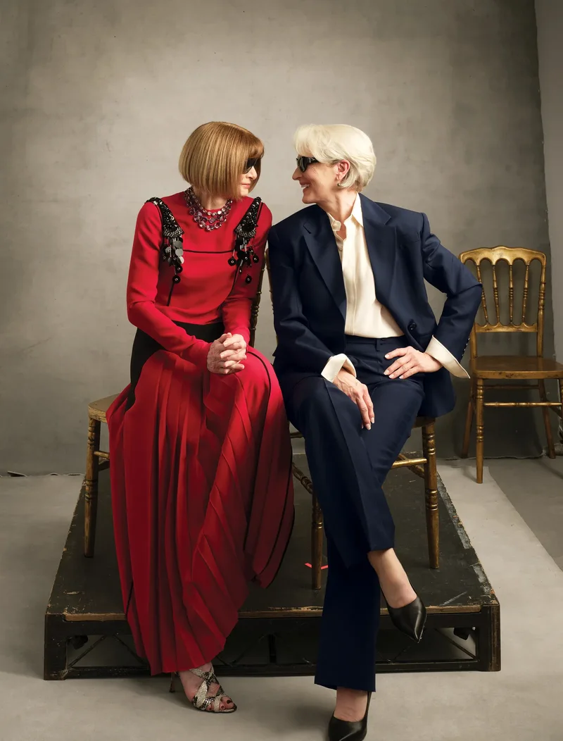 Meryl Streep dhe Anna Wintour n&euml; t&euml; nj&euml;jt&euml;n dhom&euml;: