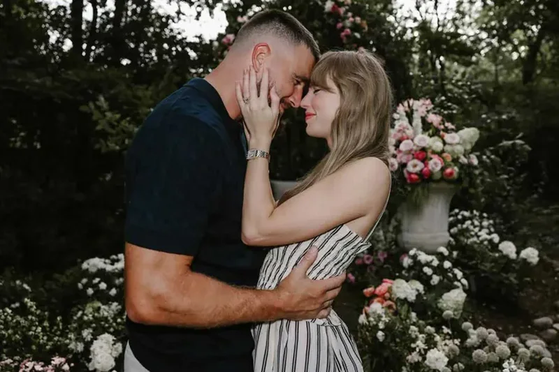 "Zyrtarisht t&euml; martuar" Taylor Swift dhe Travis Kelce i