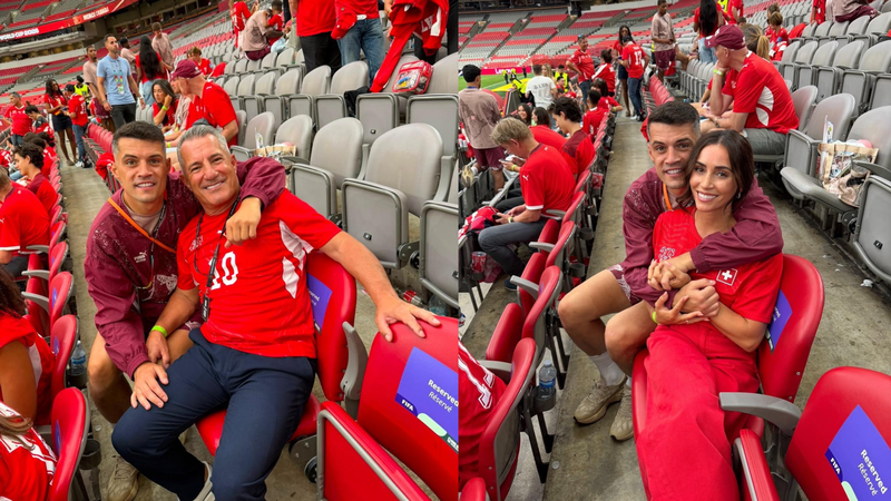 Granit Xhaka prek me fjal&euml;t pas fitores: Fotoja me babain dhe