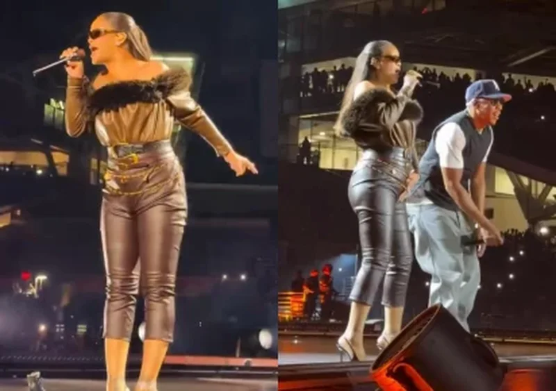 Rihanna surprizon publikun, rikthehet n&euml; sken&euml; krah Jay-Z pas nj&euml;