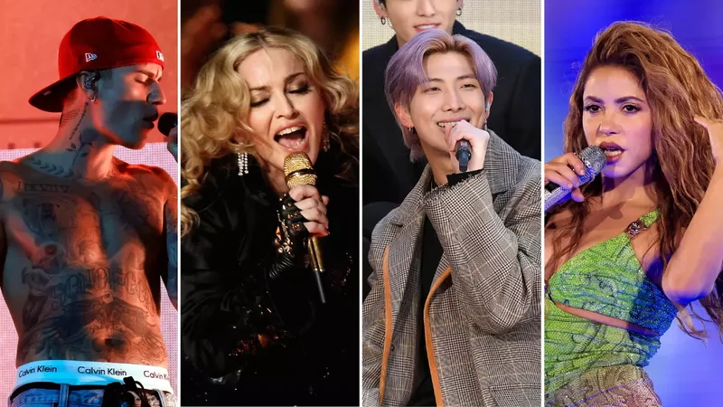 Shakira, Madonna, BTS dhe Bieber n&euml; finalen e Bot&euml;rorit, ja sa do