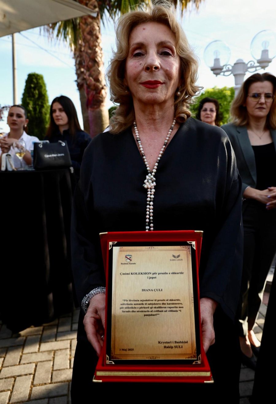 Diana Çuli nderohet me çmimin KOLEKSION për “I