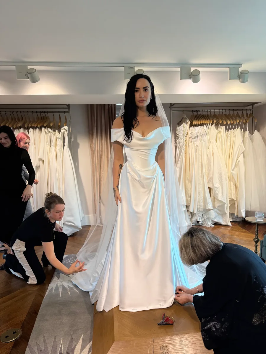 Nga Tirana në Kaliforni: Armina Mevlani dhe Demi Lovato, dy nuse me