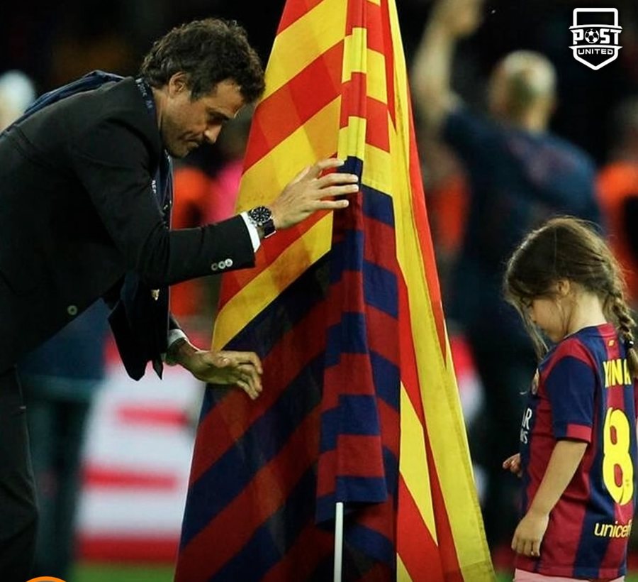 Luis Enrique i bën homazh prekës vajzës së ndjerë,