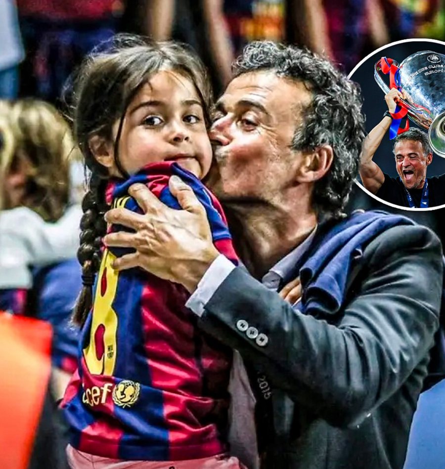 Luis Enrique i bën homazh prekës vajzës së ndjerë,