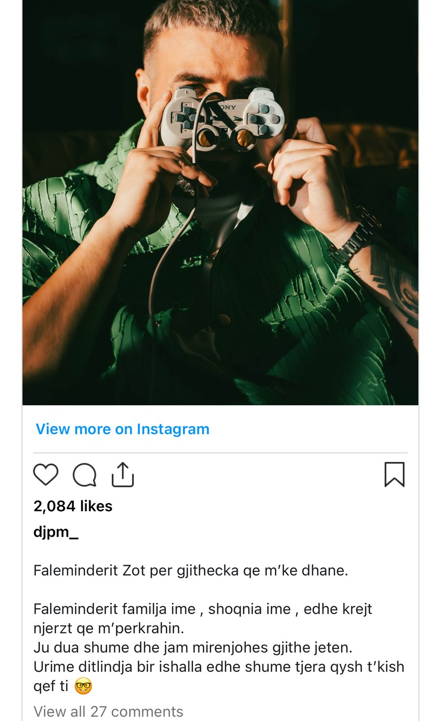 Janë ndarë?? DJ PM feston ditëlindjen,  mungon urimi i