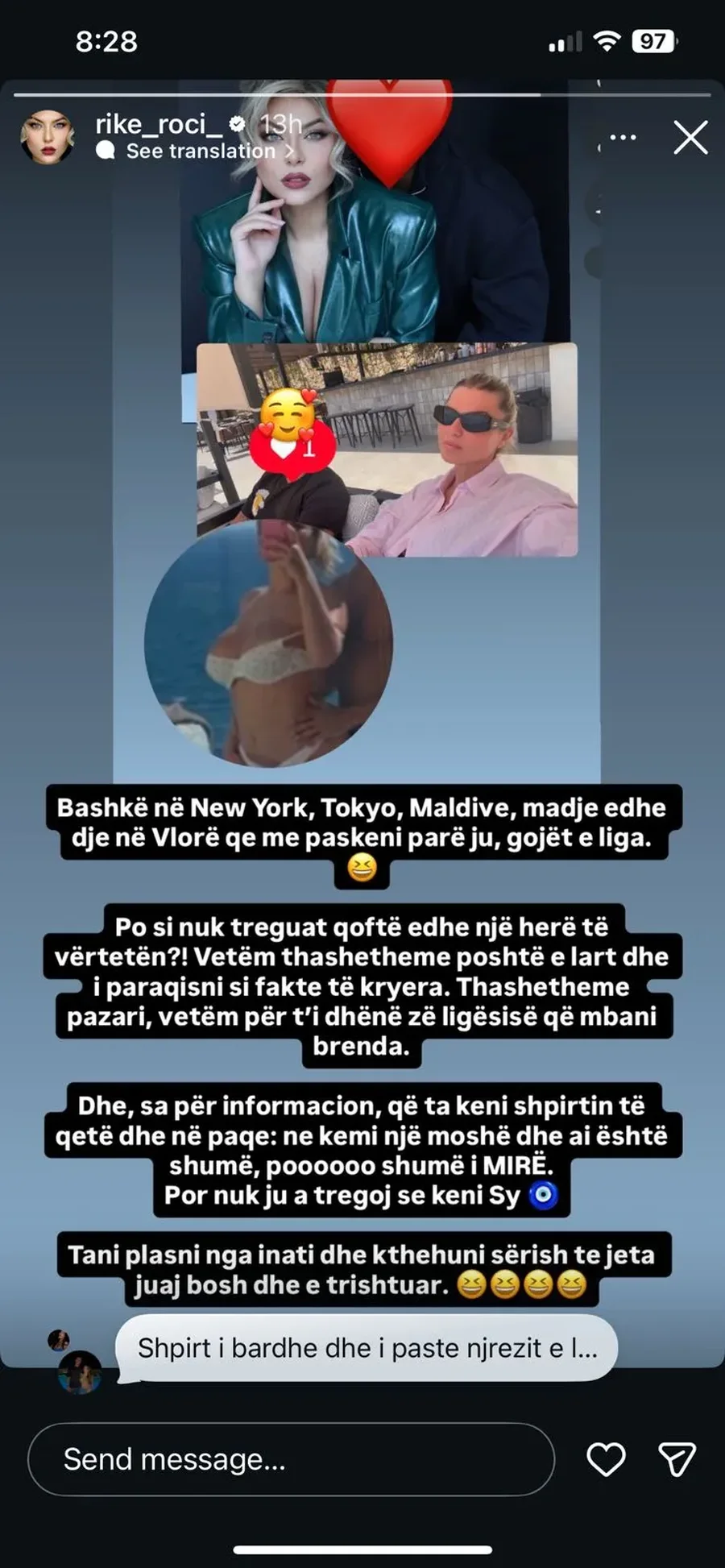 "Është shumë i mirë" Rike Roçi poston foto