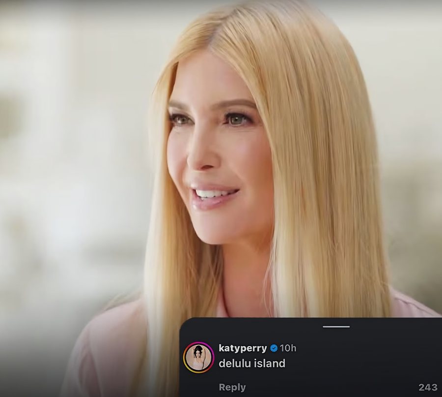 Komenti i Katy Perry-t p&euml;r videon e Ivanka Trump mbi Sazanin ndez rrjetet