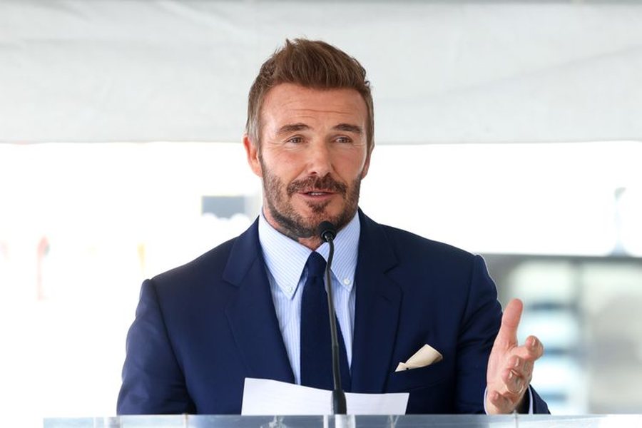 David Beckham nderohet me yll n&euml; Hollywood Walk of Fame