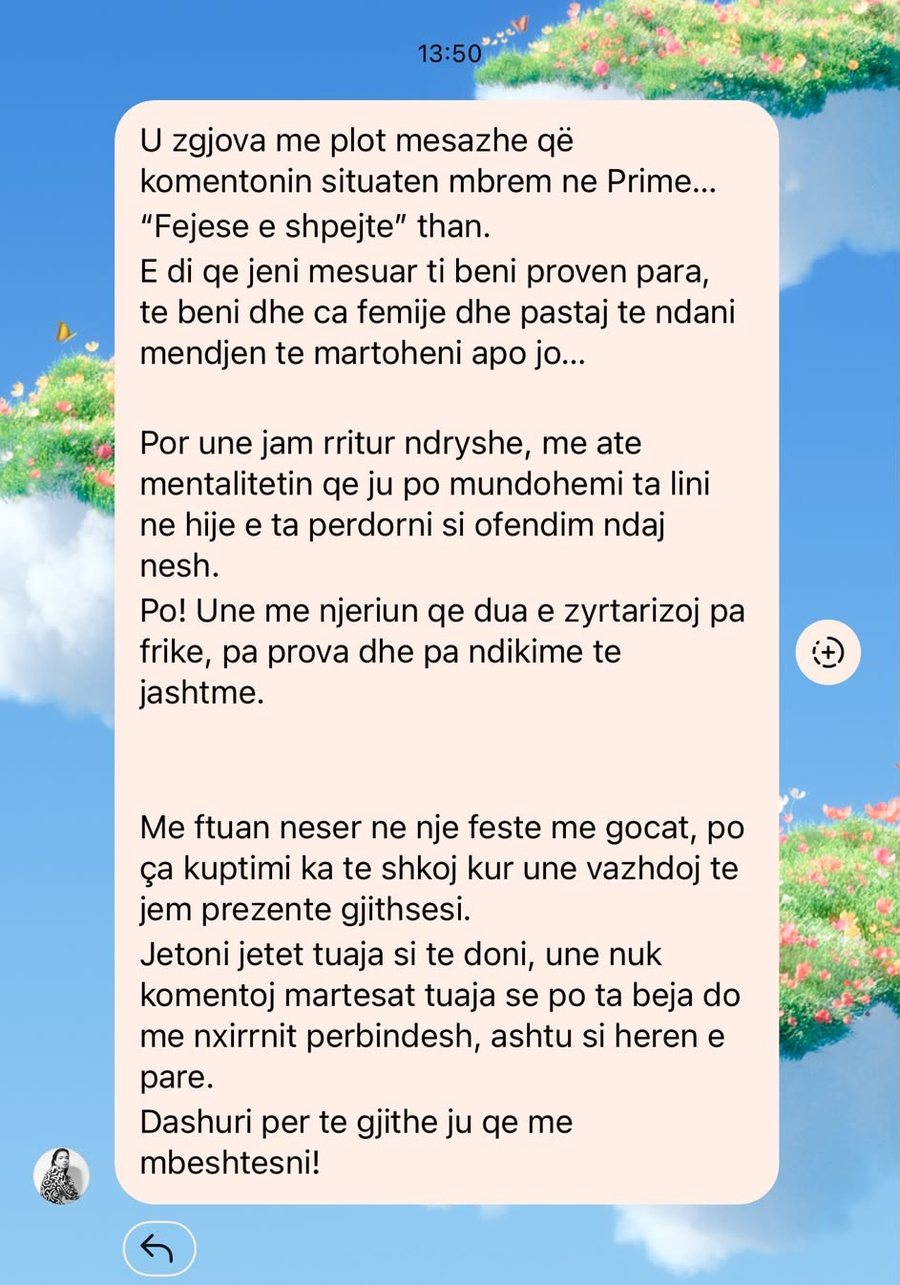 Ola reagon ashpër pas komenteve në “Ferma VIP”: Jetën