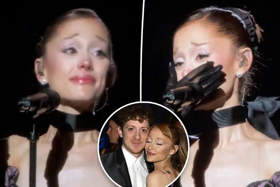 Ariana Grande emocionohet gjatë koncertit në Los Angeles, falenderon
