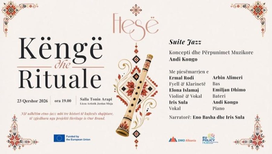 &ldquo;K&euml;ng&euml; dhe Rituale&rdquo;, suita jazz q&euml; sjell