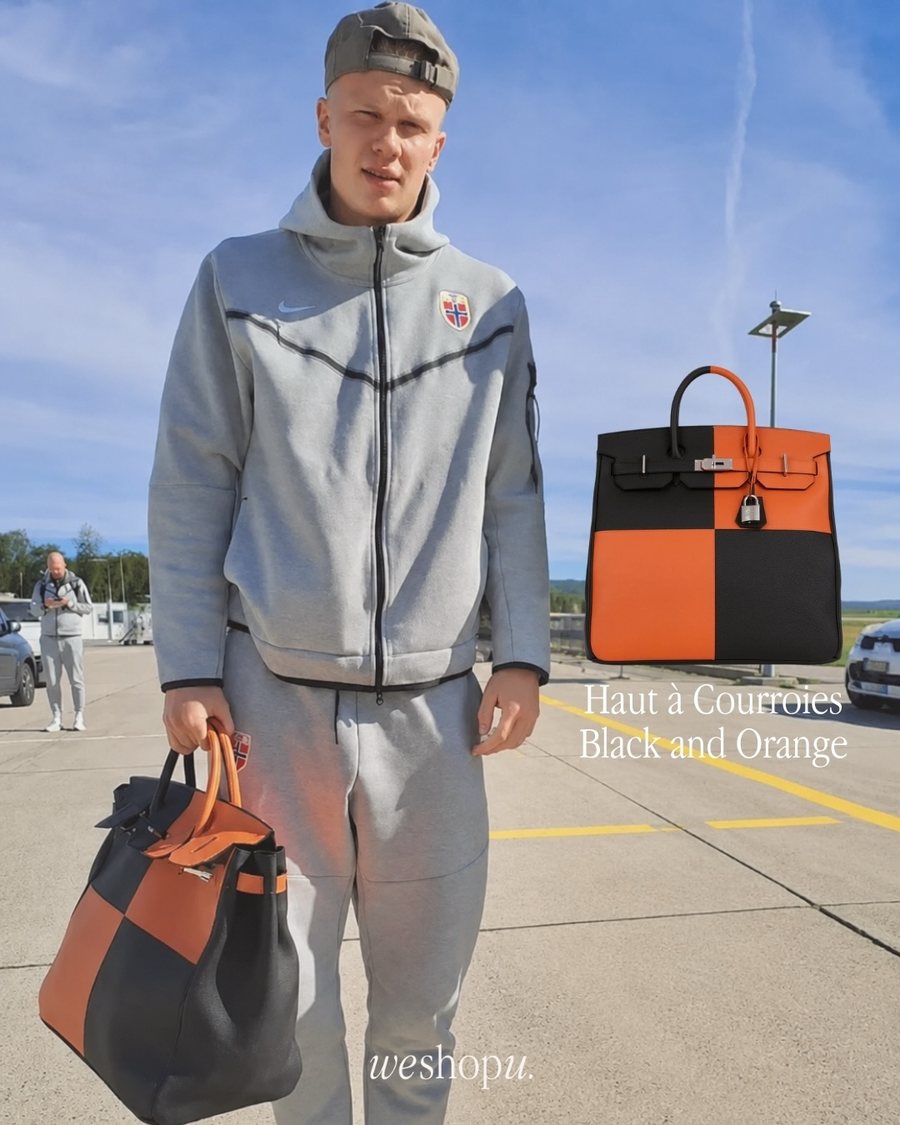 Erling Haaland dhe koleksioni i çantave Hermès që po