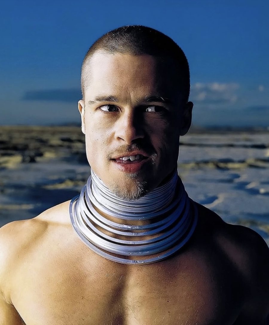 Kur Brad Pitt sfidoi stereotipet: Fotosesioni i vitit 1999 q&euml; tronditi