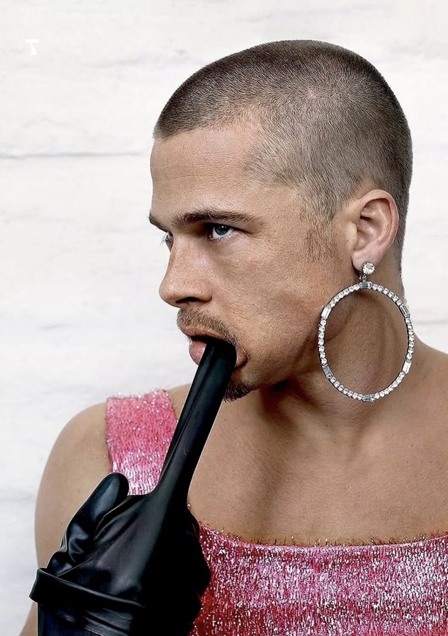 Kur Brad Pitt sfidoi stereotipet: Fotosesioni i vitit 1999 q&euml; tronditi