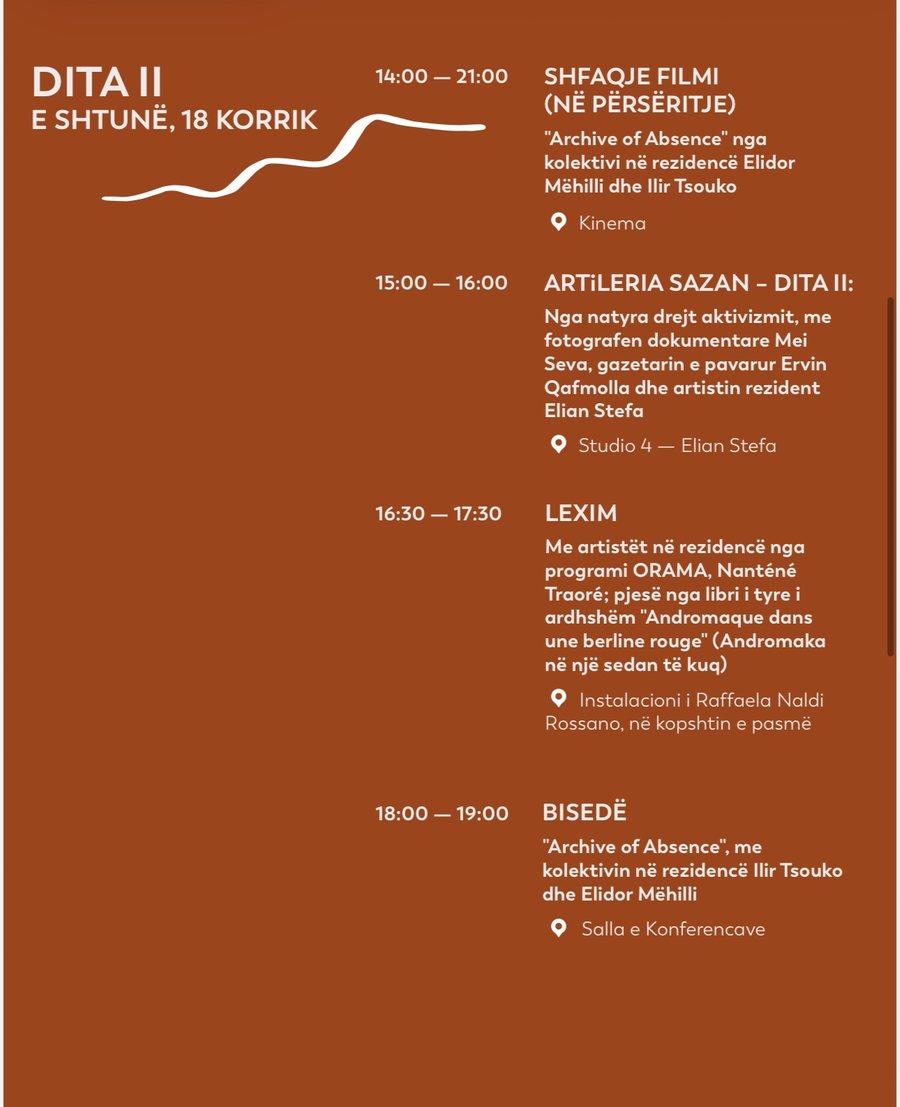 Vila 31 x Art Explora rikthen &ldquo;Studiot e Hapura&rdquo;, tre dit&euml; me