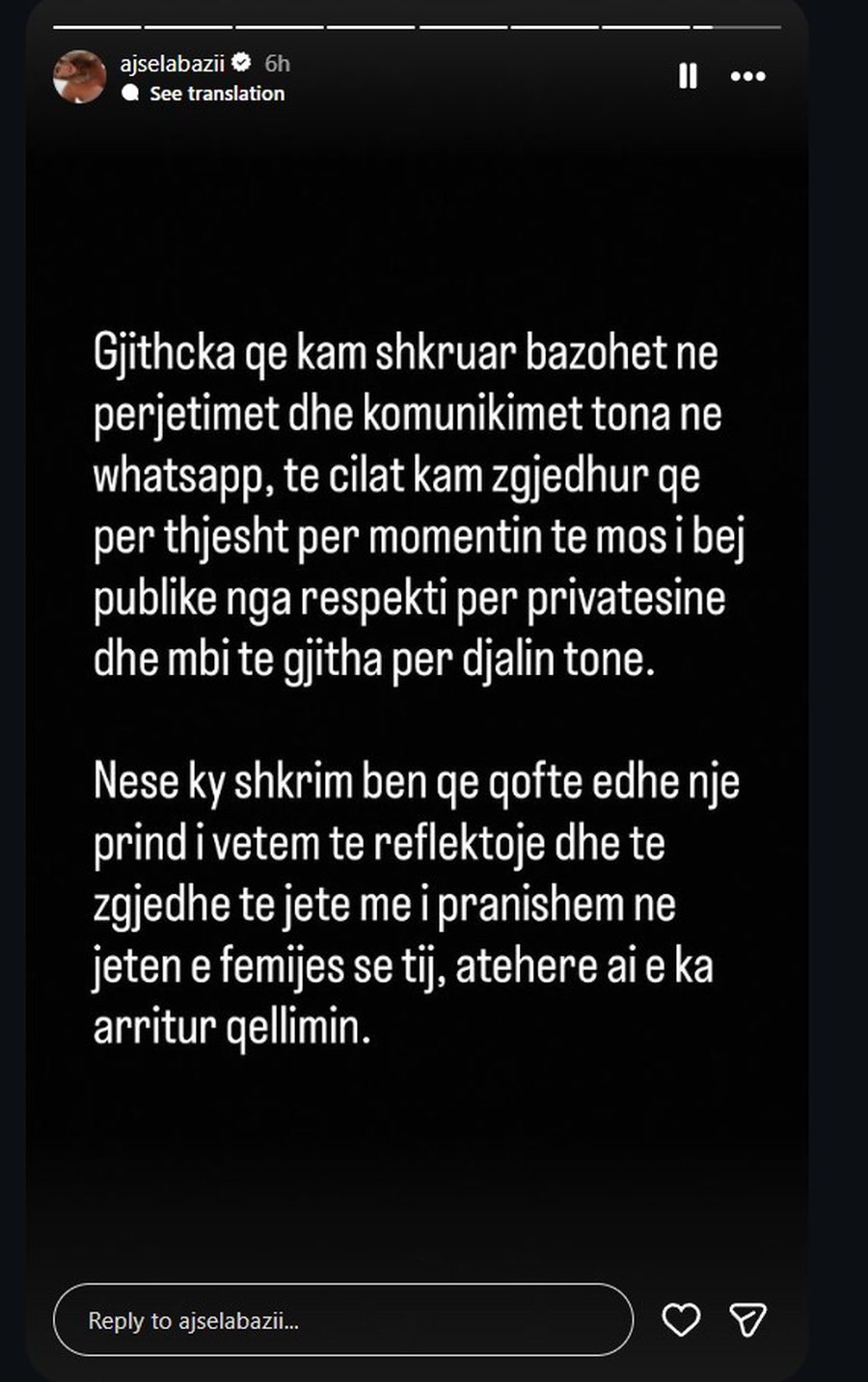 Mungoi n&euml; 3-vjetorin e djalit, Ajsel Abazi shp&euml;rthen ndaj Eros