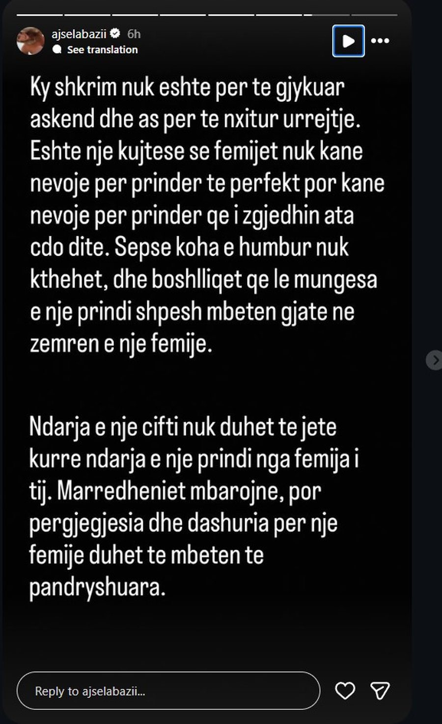 Mungoi n&euml; 3-vjetorin e djalit, Ajsel Abazi shp&euml;rthen ndaj Eros