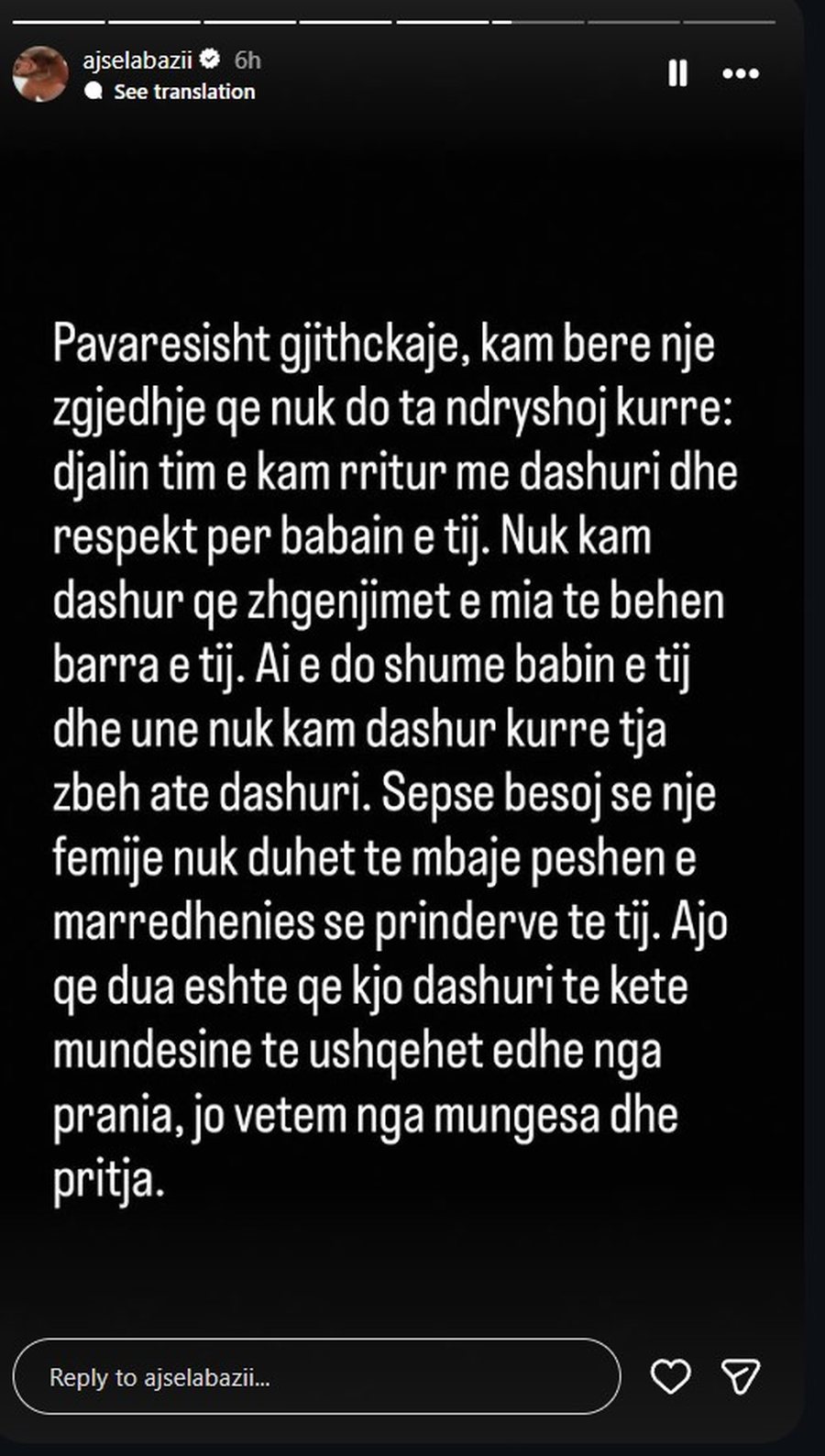 Mungoi n&euml; 3-vjetorin e djalit, Ajsel Abazi shp&euml;rthen ndaj Eros