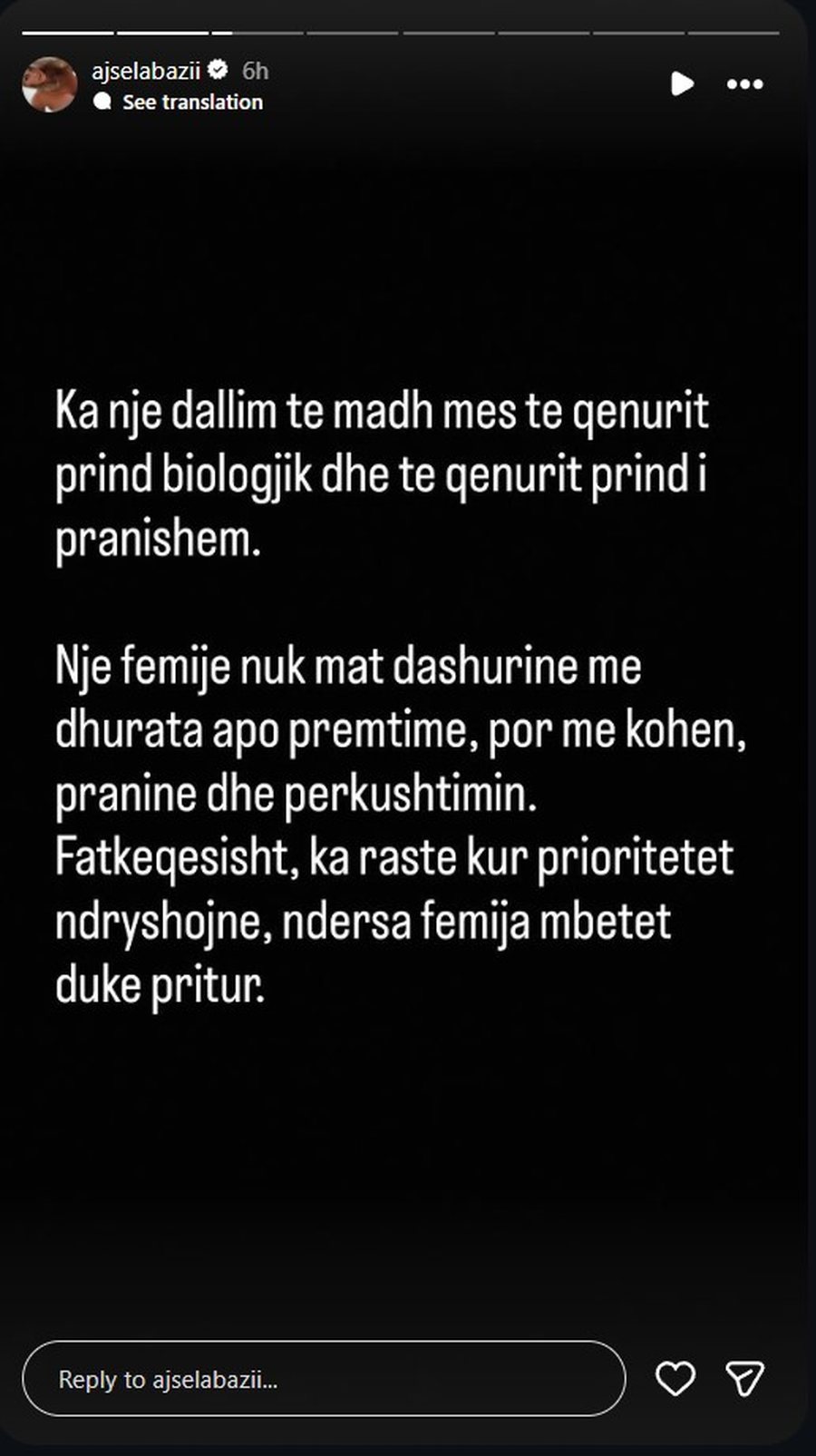 Mungoi n&euml; 3-vjetorin e djalit, Ajsel Abazi shp&euml;rthen ndaj Eros