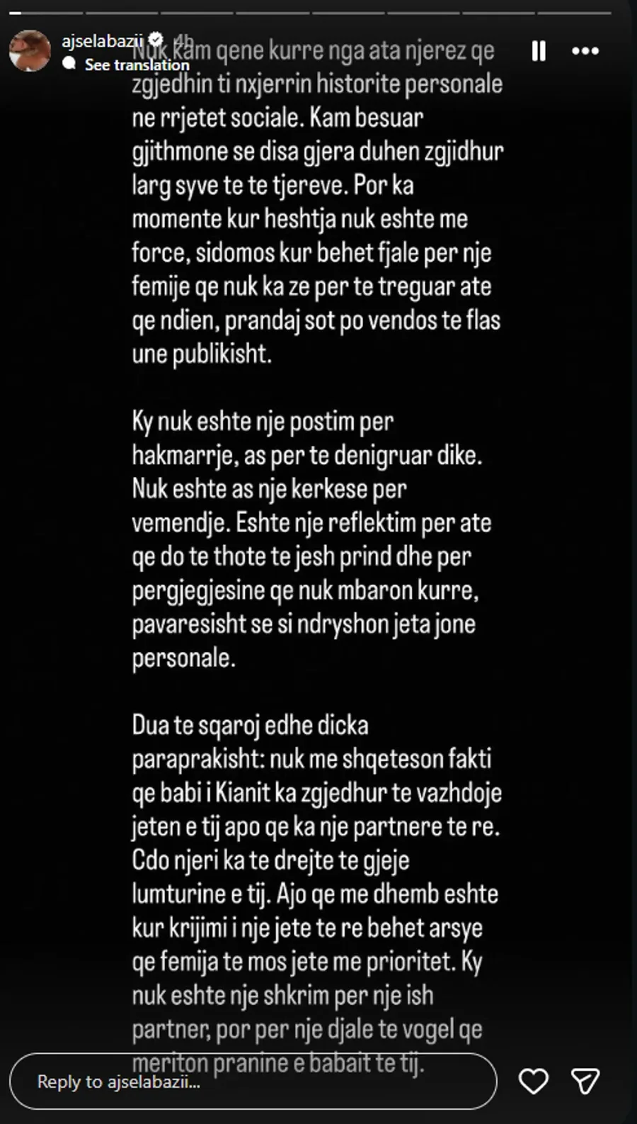 Mungoi n&euml; 3-vjetorin e djalit, Ajsel Abazi shp&euml;rthen ndaj Eros