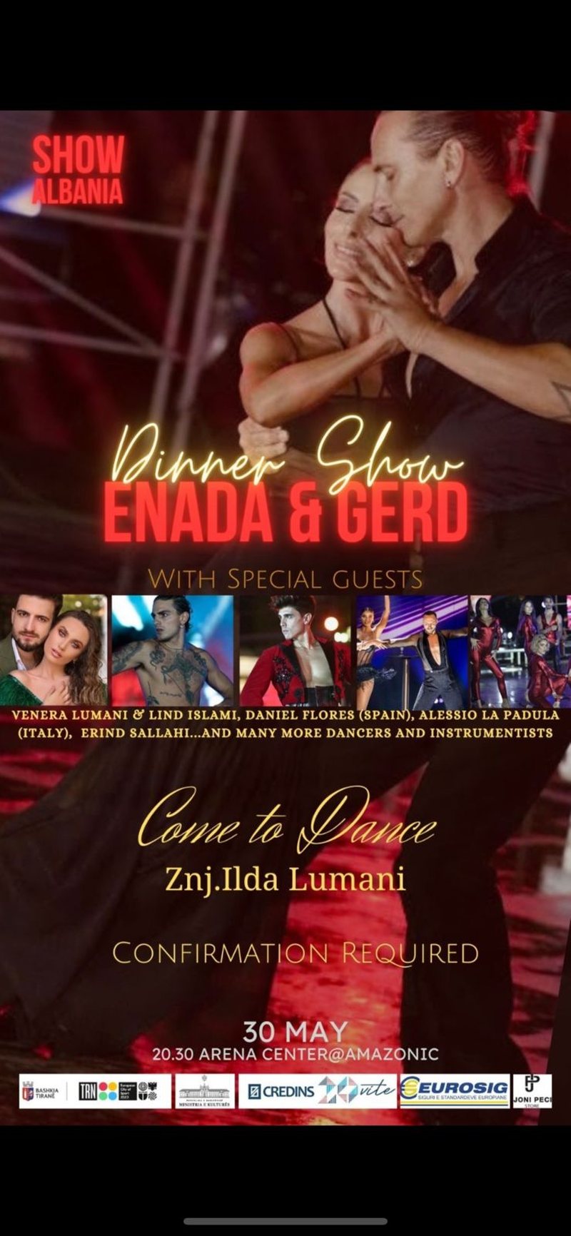 “Dinner-Show” nga Enada & Gerd Vaso! Mos mungoni!