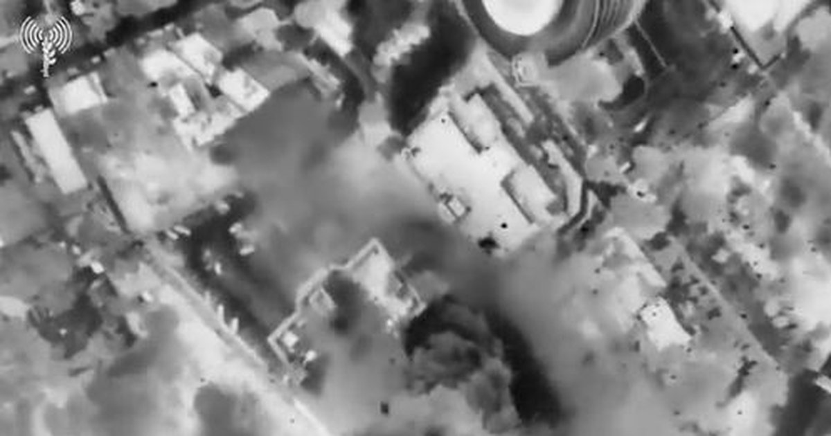 VIDEO  80 objektiva u shënjestruan gjatë natës në Iran  IDF publikon pamjet e sulmit ndaj selisë së programit bërthamor të Iranit
