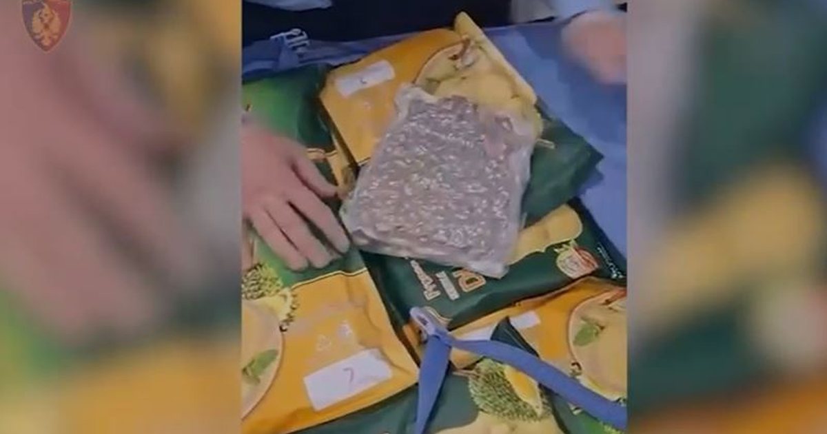 VIDEO  Droga e sekuestruar në Rinas  dalin pamjet nga aksioni i Policisë