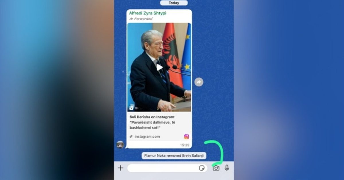  Nuk më përjashton askush nga PD   Pas deklaratave  Flamur Noka nxjerr Ervin Salianjin nga grupi i Kryesisë së PD së në Whatsapp