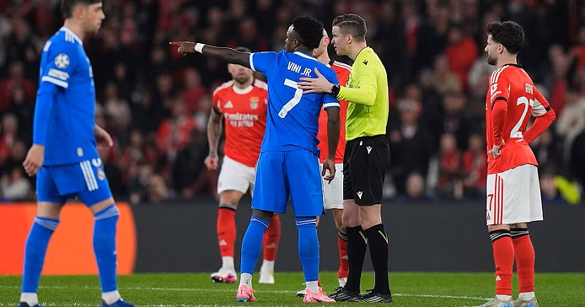 I fyer gjatë ndeshjes ndaj Benficas  Vinicius Junior denoncon fyerjet drejtuar ndaj tij   Racistët janë  mbi të gjitha  frikacakë 