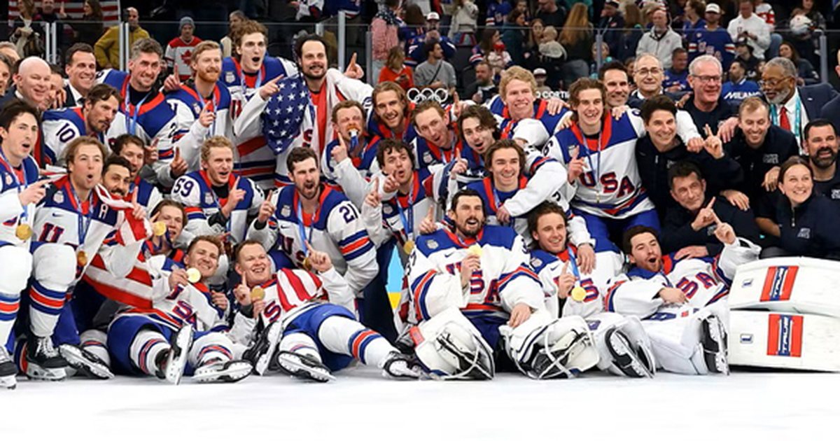 Pas 46 vitesh   përsëri  Mrekullia në Akull   SHBA ja fiton medaljen e artë në hokej 