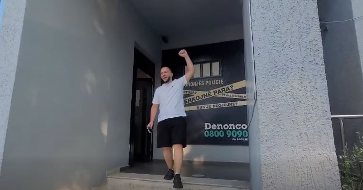 U tërhoq zvarrë nga policia  lirohet aktivisti Edison Lika  Më i fortë dhe më i motivuar se kur hyra