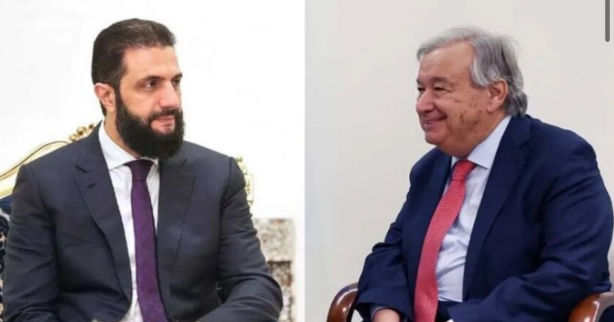 pas-17-vitesh-shefi-i-okb-se-rikthehet-ne-damask-guterres-takohet-me-presidentin-sirian-ahmad-al-sharaa