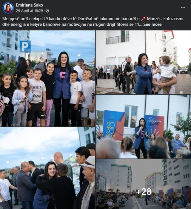 FOTO/ Emiriana Sako shkel në mënyrë të vazhdueshme ligjin,