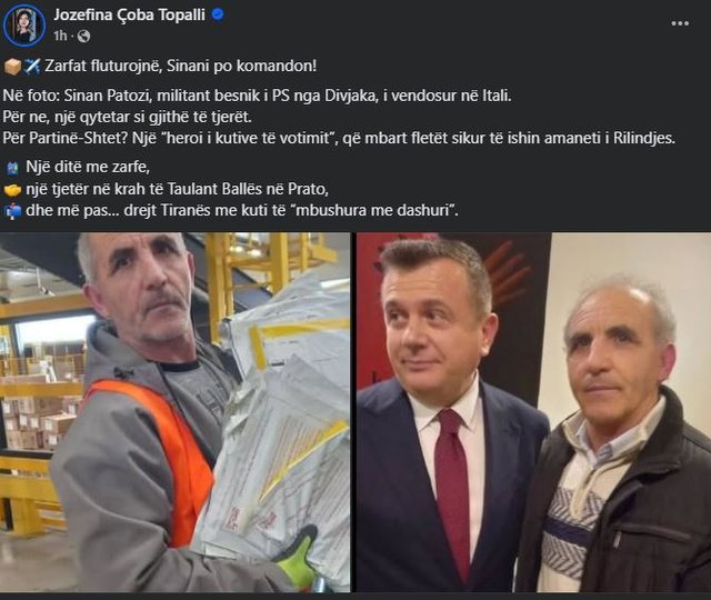"Farsa e votimit të diasporës", Topalli poston fotot dhe