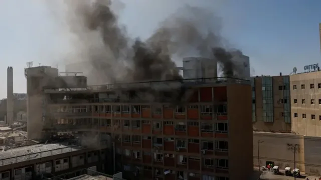 FOTO/ U godit nga raketat iraniane, re tymi ngrihen në një nga