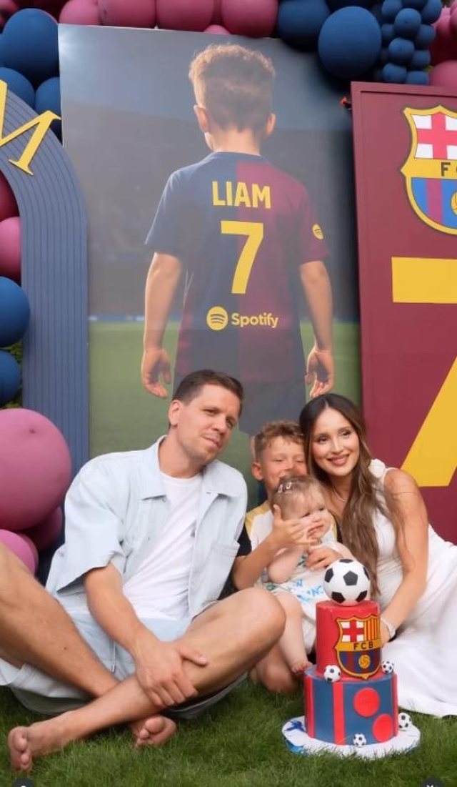 Barça, në festën familjare të Szczesny-t