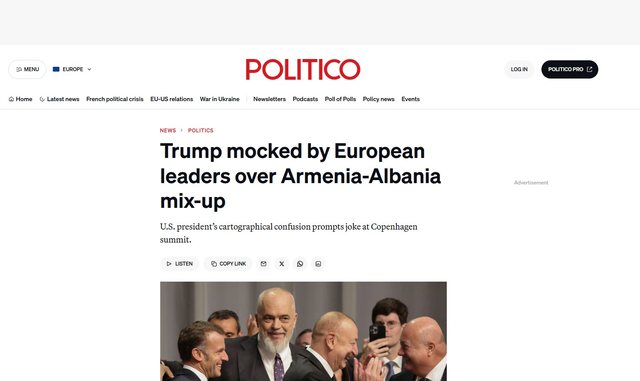 Lapsusi me ‘luften’ Shqipëri-Armeni/ Mediat