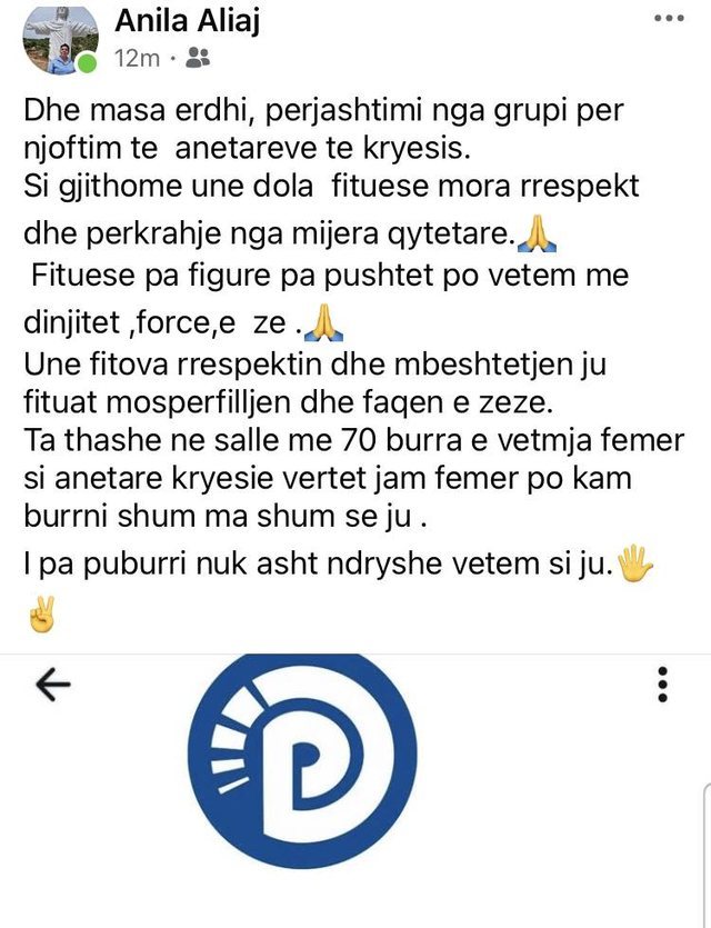 U përjashtua nga kryesia e degës së PD pas debatit me