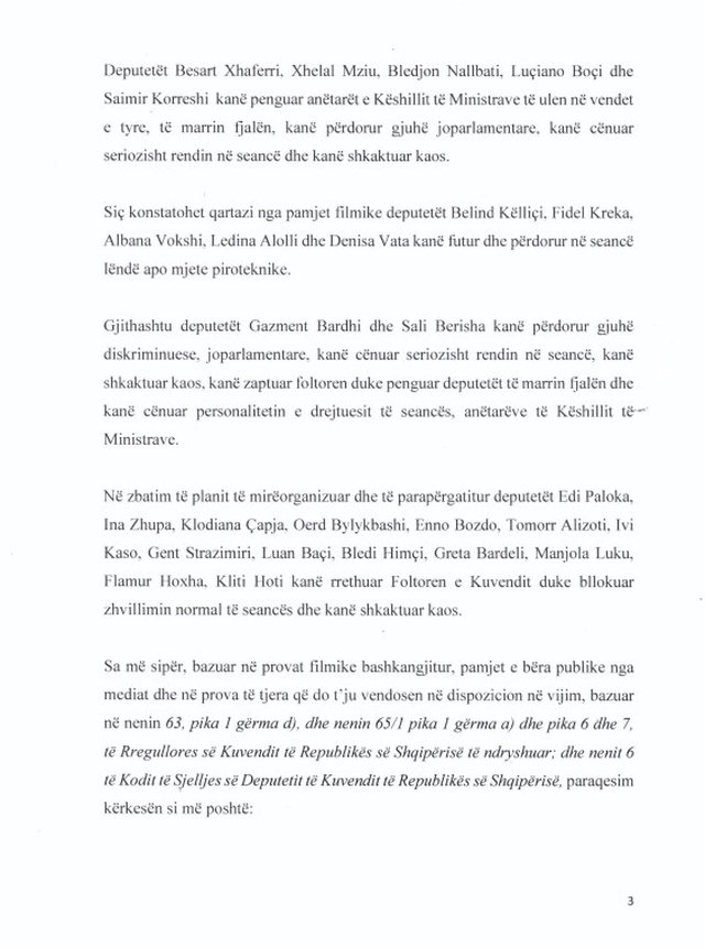 Kaosi në Kuvend/ Grupi i PS kërkon përjashtimin deri në dy