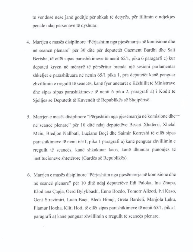 Kaosi në Kuvend/ Grupi i PS kërkon përjashtimin deri në dy